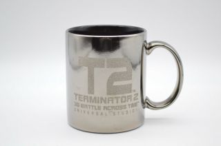 Universal Studios Terminator 2 T2 " 3d Battle Across Time " Mirror Mug