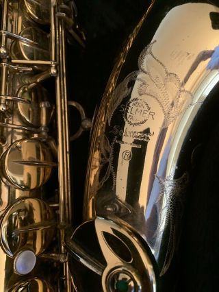 Vintage Selmer Paris Mark VII with VI body tube Tenor Sax Saxophone WATCH VIDEO 2