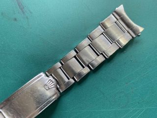 vintage ROLEX rivet bracelet 7206 75 end links 20 mm lag 3