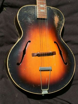 Gibson L - 4 Acoustic Guitar Vintage 1935 Hard Case 2