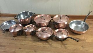 Bourgeat Cookware Copper Vintage Sauté Pan,  Rondeau,  Brazier Bourgeat Cookware