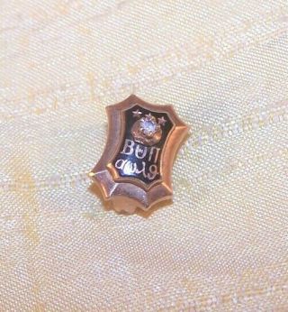 Vintage Beta Theta Pi Fraternity 10k Gold Sweetheart Pin / Badge Alpha Upsilon