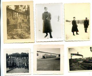6 X Photo,  Ww2 German R.  A.  D.  Men Troops Wwii 238