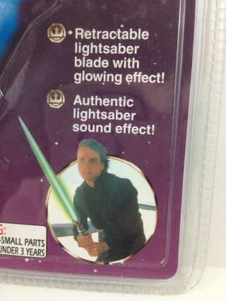 Star Wars Luke Skywalker Light Saber Keychain Sound Effect 1997 Tiger Vintage 2