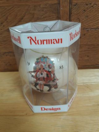 Norman Rockwell 1985 Christmas Ornament Dave Grossman Design