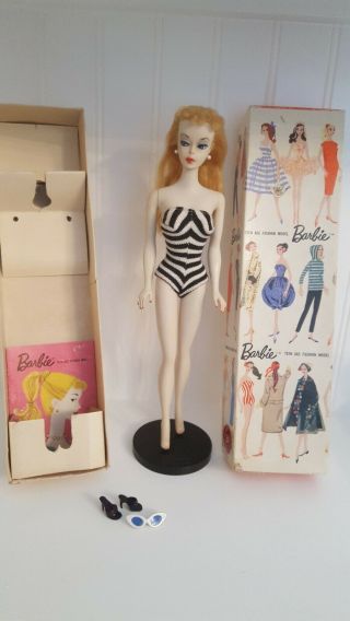 Vintage Barbie Ponytail 1 With Stand