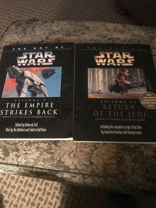 The Art Of Star Wars - 2 Books - Empire Strikes Back And Return Of The Jedi