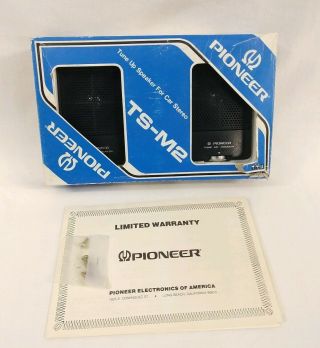 Vintage Pioneer Ts - M2 Tune - Up Speakers Pair Soap Box Attenuator Tweeters Japan