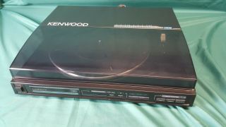 Vintage Kenwood Kd - 64f Linear Tracking Full Automatic Direct Drive Turntable