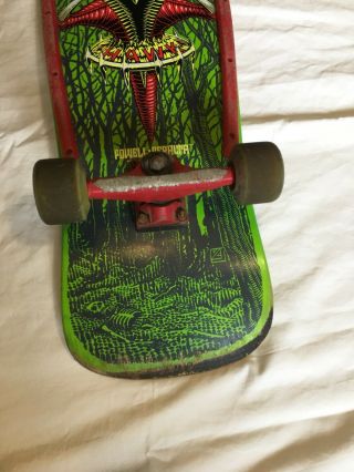 TONY HAWK Bird Claw Skateboard Deck complete Powell Peralta 1989 Vintage Board 2