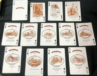 Harley Davidson Motorcycles Playing Cards Limited Edition Collectors Tin 1997 3