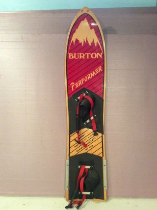 Vintage Burton Performer Snowboard 2