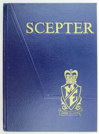 1966 Scepter Mt.  Eden High School Yearbook Hayward California