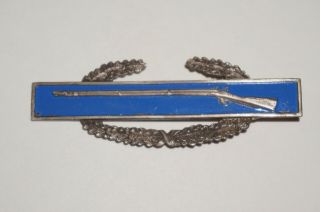 Cib Combat Infantry Badge Wwii Us Army Sterling Silver Missing A Post M3657