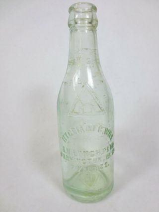 Vintage Glass Soda Bottle Hygeia Mfg Wks Lynch Prop Farmington W.  Va.  Wv 7 Oz.