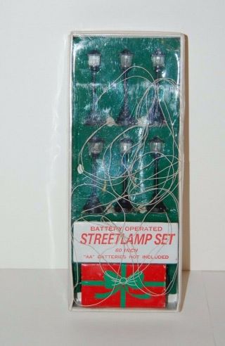 Dept 56 Battery Operated Streetlamps Set Of 6