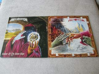 Helloween - Keeper Of The Seven Keys Parts 1 & 2 Gatefold Vinyl Lp 1987 - 1988