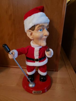 Vintage 2002 Gemmy Pop Culture Bing Crosby Christmas Animated Motionette