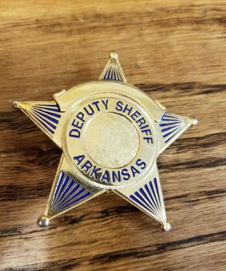Vintage Obsolete Arkansas Deputy Sheriff Badge