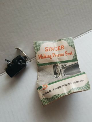 Vintage Singer Penguin Walking Presser Foot,  Box