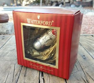 Waterford Holiday Heirlooms Stocking Christmas Ornament 139341 Euc