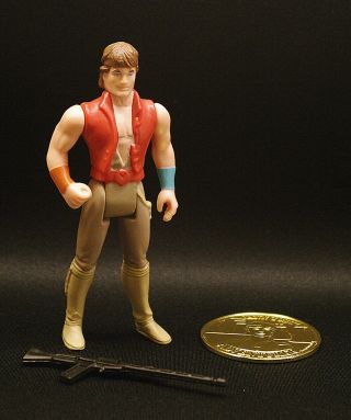 Vintage Star Wars Jann Tosh Kenner Droids 1985 Action Figure W/ Coin And Gun