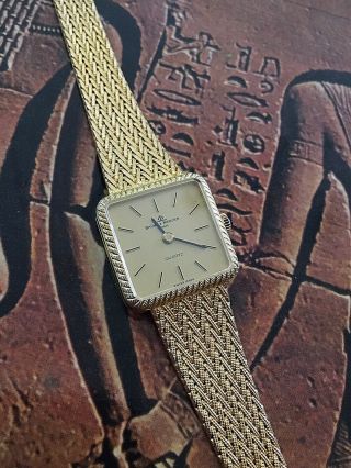 Stunning Vintage Ladies Baume & Mercier 14k Solid Gold Watch