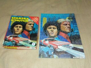 Vintage 1976 Hg Toys Starsky And Hutch Jigsaw Puzzle 150 Piece 14x10 " Complete