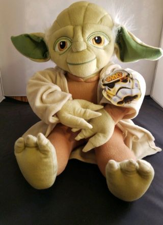 Star Wars Yoda 18 " Stuffed Plush Animal Jay Franco & Sons Lucas Films Disney