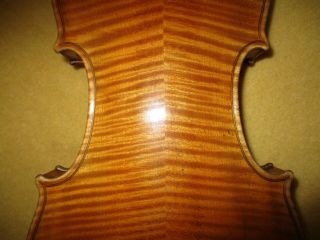 Rare Fine Old Antique 1840 Vintage Italian Label 4/4 Violin - True Solo Instrument