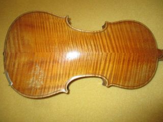 Rare Fine Old Antique 1840 Vintage Italian Label 4/4 Violin - True Solo Instrument 2