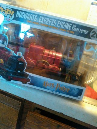Funko Pop Rides Hogwarts Express Engine Harry Potter 20 With Custom Case