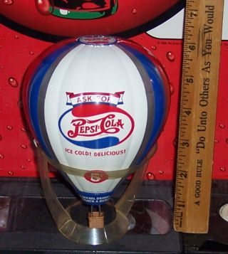1998 Pepsi - Cola Brand Die - Cast Metal Hot Air Balloon Bank