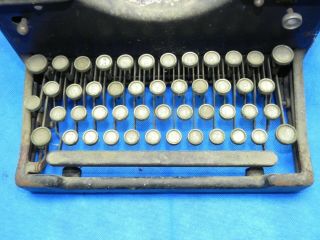 Antique Vintage Royal Model 10? Typewriter w/Beveled Glass Sides 2
