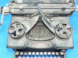 Antique Vintage Royal Model 10? Typewriter w/Beveled Glass Sides 3