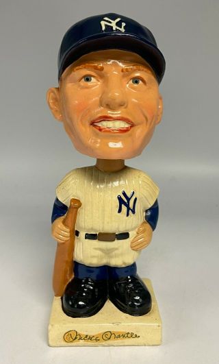 Vintage 1962 Mickey Mantle Bobblehead Nodder Ny Yankees Hof