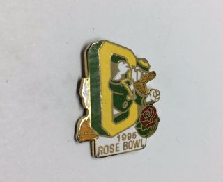 Disney University Of Oregon Ducks Donald Duck Rose Bowl 1995 Football Pin