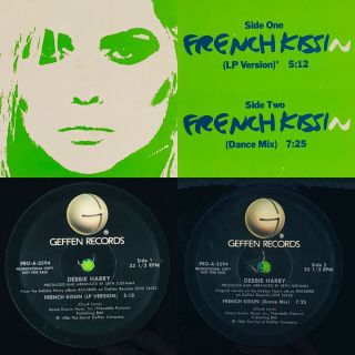Debbie Harry Blondie French Kissin 12 Lp 1986 Pro - A - 2 Vinyl (vg, )