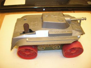 Vintage Marx Tin Litho Wind - Up Tank 2