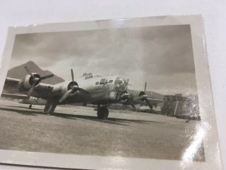 Wwii Usaaf Photo B - 17 Bomber Aircraft Plane Naples Italy Usaf Boeing