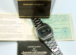 70s Jaeger Lecoultre Master Quartz Cal 352 Electronic,  Box & Papers