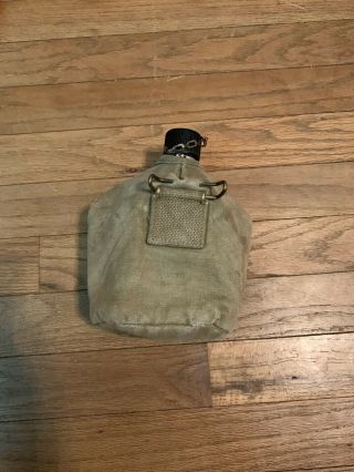Ww2 Us Army Canteen With Cover,  No Cup