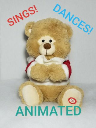 Sound N Lights Animated Singing " Cold Outside " While Sneezing Christmas Bear