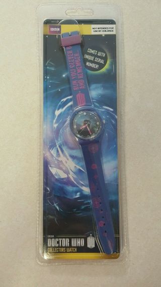 Doctor Who Watch - Tardis Face - Ladies Wristband - Run You Clever Boy Collectors