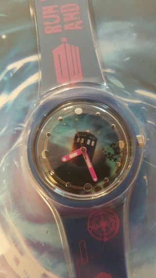 Doctor Who Watch - Tardis Face - Ladies Wristband - Run You Clever Boy Collectors 2