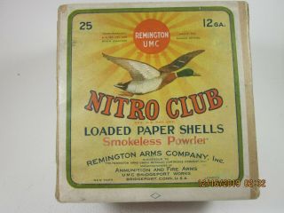 Remington - Umc Nitro Club 12 Gauge Empty 2 - Piece Shotgun Shell Box