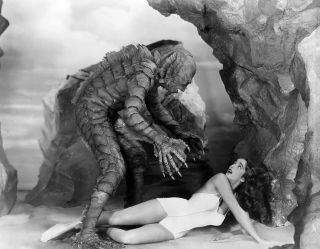 Classic Creature From The Black Lagoon 11 " X14 " Black And White Photo Print 2