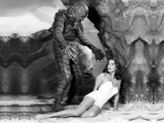 Classic Creature From The Black Lagoon 11 " X14 " Black And White Photo Print 5
