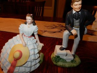 Gone With The Wind Figurines Rhett Butler And Scarlett O 