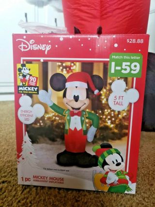 DISNEY MICKEY MOUSE AIRBLOWN INFLATABLE 2
